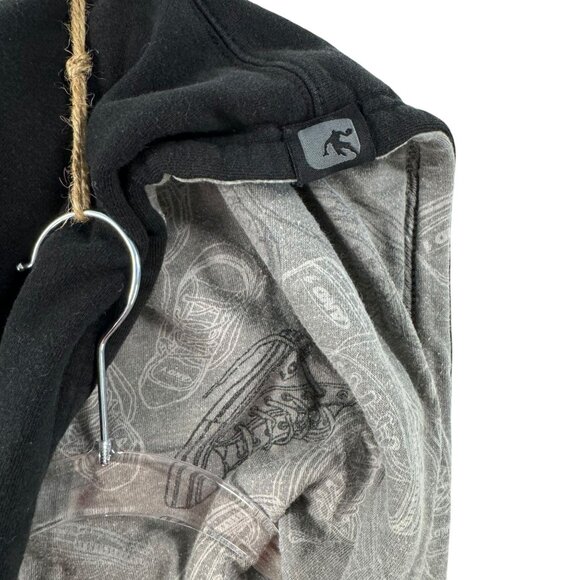 Vintage And1 Mens Black Basketball Hoodie With Zip Front & Pockets Y2K 90s READ - Picture 9 of 13